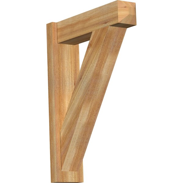 Ekena Millwork Traditional Rough Sawn Craftsman Outlooker, Western Red Cedar, 6"W x 22"D x 30"H OUT06X22X30TRA04RWR - main